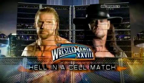 El Ring del Honor: WrestleMania XXVIII - The Undertaker VS Triple H (20-0)