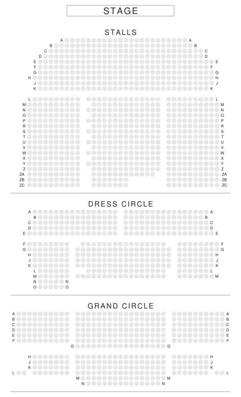 london theatre seating plan | Prince of wales theatre, Prince edward ...