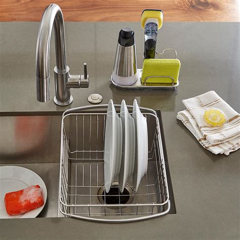 OXO Stainless Steel Sink Organizer | The Container Store