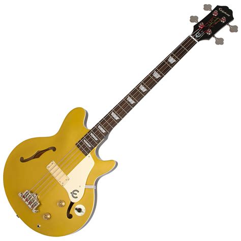 Epiphone Jack Casady Bass, Metallic Gold - Nearly New at Gear4music