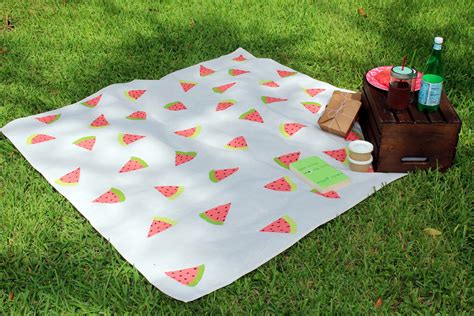 Watermelon Picnic Blanket · How To Make A Quilted Blanket · Home + DIY ...