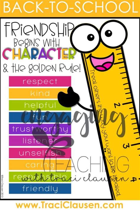 The Golden Ruler • Back to School Writing and More! • Engaging Teaching