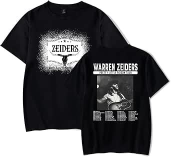 WONGDAYMER Warren Zeiders Merch 2024 Pretty Little Poison Tour T-Shirt ...