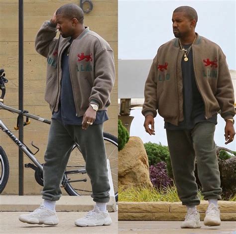 SPOTTED: Kayne West In YEEZY Season 5 Jacket And adidas YEEZY Mud Rat 500 Sneakers | Kanye ...