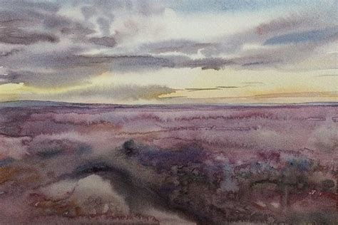 Yorkshire moors, landscape painting, watercolor landscape, watercolours ...