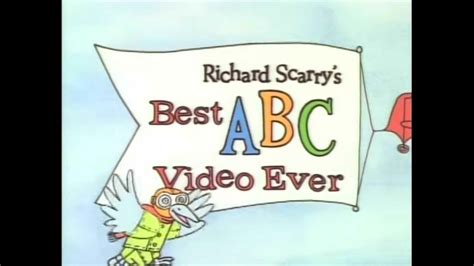 Richard Scarry's Best ABC Video Ever | Richard scarry, Scarry, Children ...