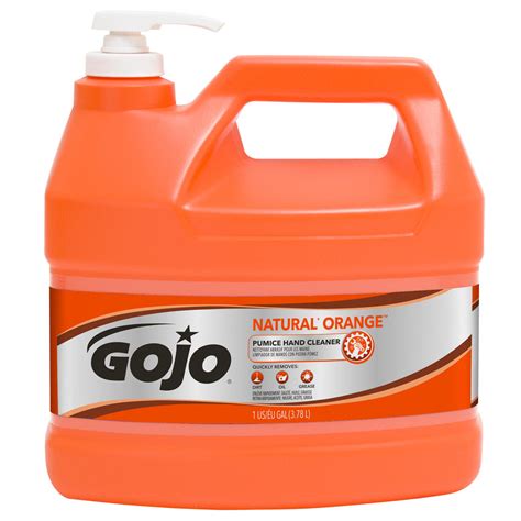 GOJO® 0955-04 1 Gallon Natural Orange Pumice Hand Cleaner - 4/Case