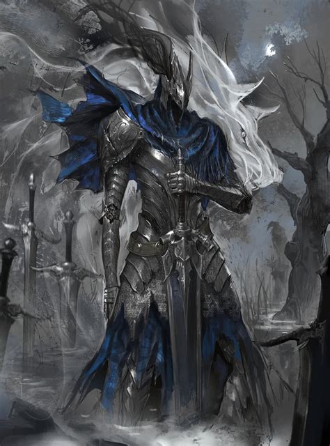 artorias the abysswalker and great grey wolf sif (dark souls and 1 more) drawn by junjiuk | Danbooru