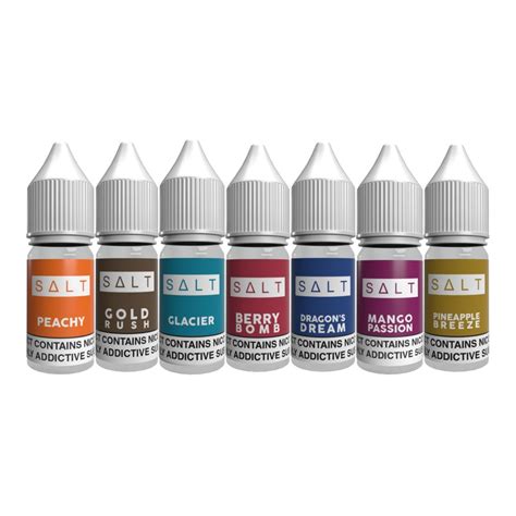 SALT E-liquid 20mg Nic Salts Range 10ml - Heat Not Burn