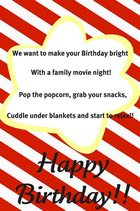 All The Joy: Movie Night Gift Basket Idea- With Printable