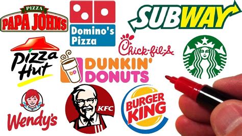 Easy Fast Food Restaurant Logos