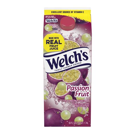 Welch's Passion Fruit Fruit Juice Drink, 59 fl oz carton - Walmart.com