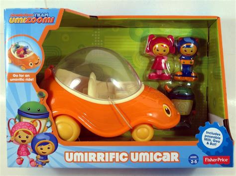 Fisher-Price Team Umizoomi UMIRRIFIC UMICAR with Geo, Milli & Bot ...