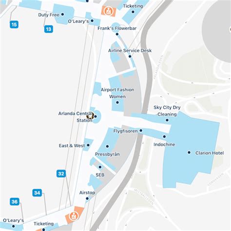 Stockholm Arlanda Airport Map | ARN Terminal Guide