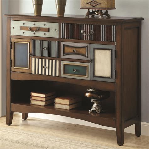 950329 Mismatched Drawer Accent Cabinet from Coaster (950329) | Coleman Furniture