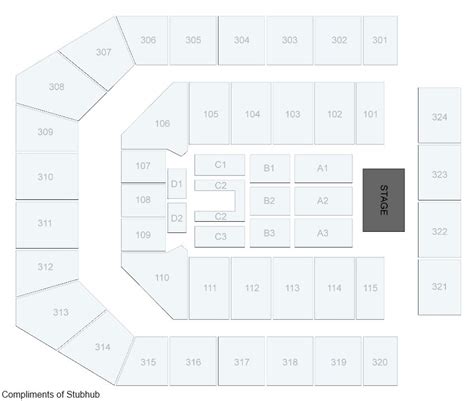 CO-OP Live Manchester Seating Map - Take That