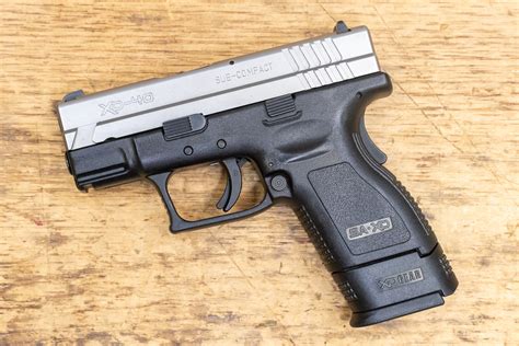 Springfield XD-40 Sub-Compact 40 S&W Used Pistol with 12-round Magazine and Grip Extension ...