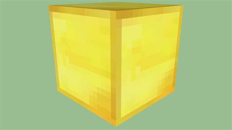 Minecraft Gold Block by Zapperier | 3D Warehouse