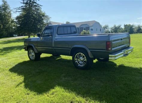 1992 Dodge D250 Pickup Grey RWD Manual D200 - Classic Dodge D250 1992 for sale