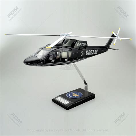 Sikorsky S-76C Model with Detailed Interior | Factory Direct Models