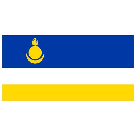 Buryatia Republic Flag Color Codes