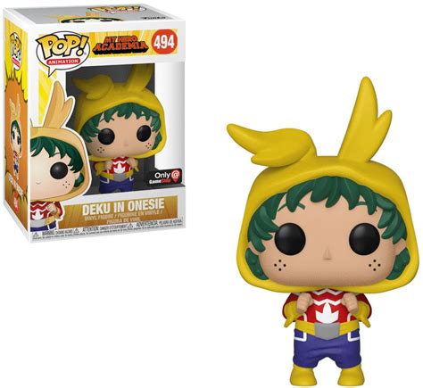 Funko My Hero Academia Funko POP Animation Deku in Onesie Exclusive ...