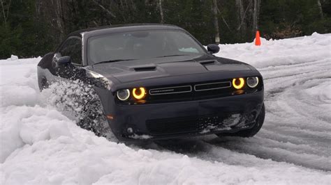 2018 Dodge Challenger GT AWD Does Snow - YouTube