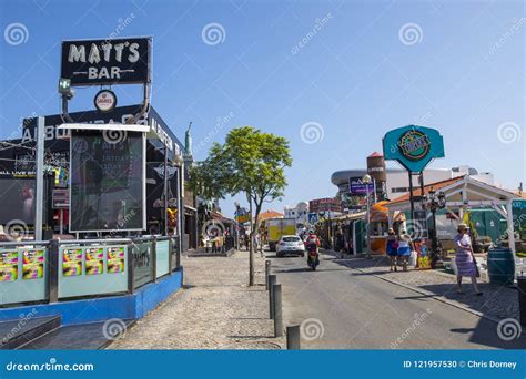 The Strip in Albufeira Portugal Editorial Image - Image of architecture ...