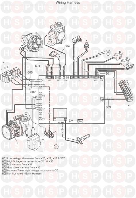 Baxi 630 Combi (Wiring Diagram)Diagram | Heating Spare Parts