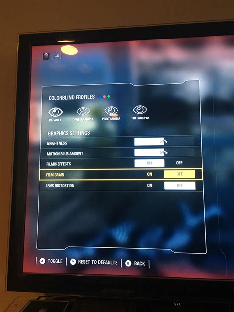 You can turn off film grain! : r/StarWarsBattlefront