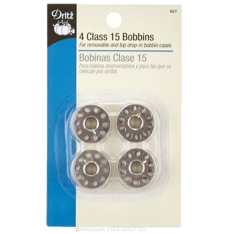 Metal Bobbins - Class 15 (4 ct)