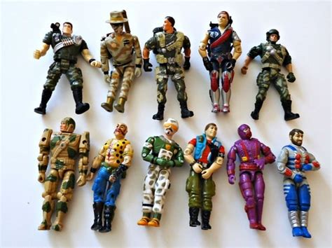 11 GI Joe Action Figures Vintage 1980's Lot A