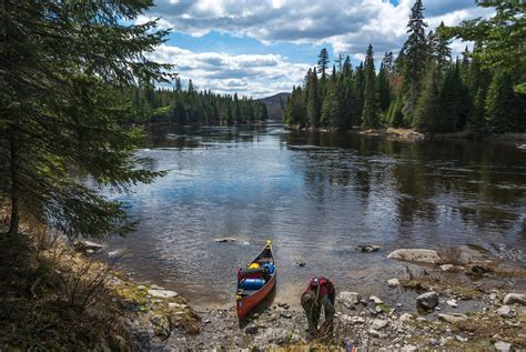 A spring canoe trip on the Allagash River