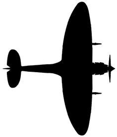 Spitfire Silhouette Vector at Vectorified.com | Collection of Spitfire ...