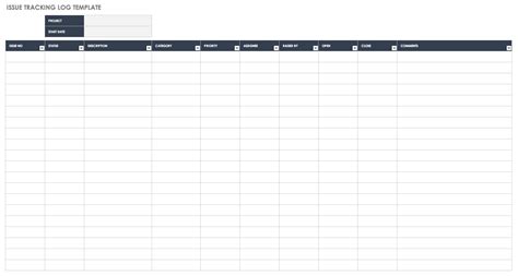 Free Issue Tracking Templates | Smartsheet