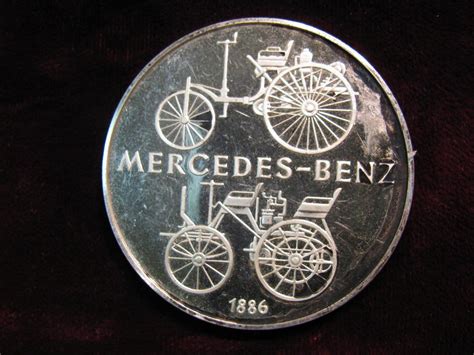 353. Daimler Benz,Mercedes-Benz 1886 Comm. Silver Medal.