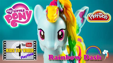 Play-Doh My Little Pony Rainbow Dash Style Salon Set Video