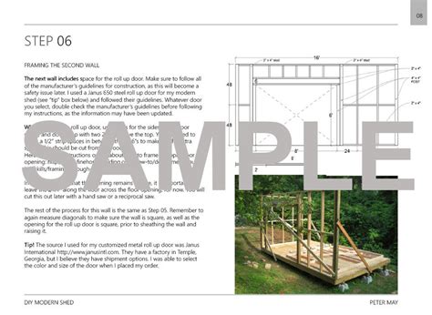 DIY Modern Shed Plans - Etsy