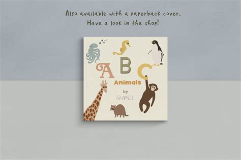 ABC Animals Book Childrens Alphabet Book, Learn the Abc, Baby's First ABC Book, Baby Shower ...