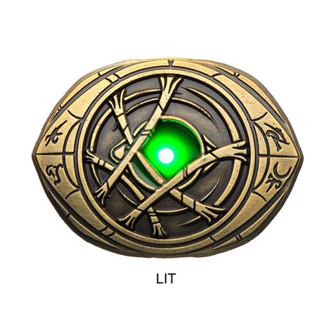 Dr. Strange Eye of Agamotto Light-Up Pin - Entertainment Earth