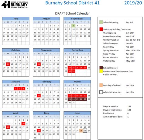 District 41 Calendar