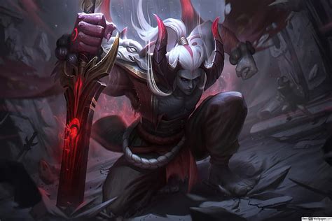 1290x2796px, 2K Free download | Blood Moon 'Aatrox' Splash Art - League ...