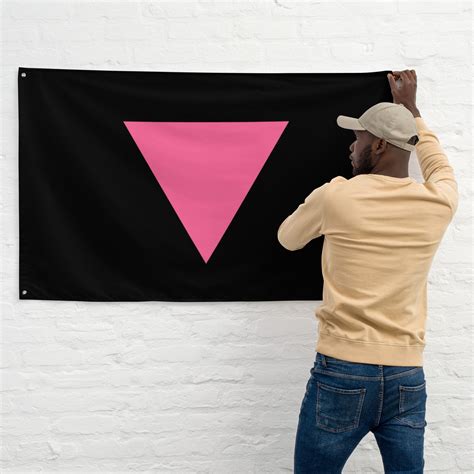 Pink Triangle LGBT Pride Flag 3x5 - Etsy