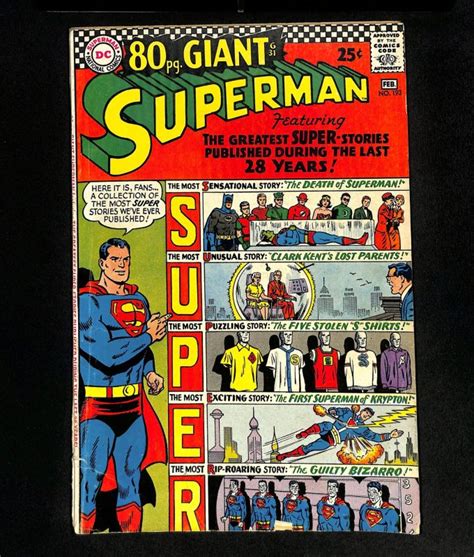 Superman #193 80 Page Giant! The Guilty Bizarro! | Full Runs & Sets, DC Comics, Superman ...