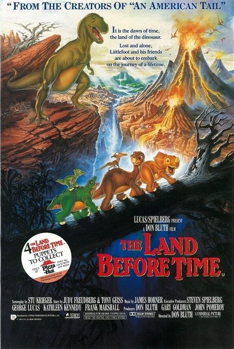 The Land Before Time movie poster - Dinosaurs - 11 x 16.5 inches | eBay