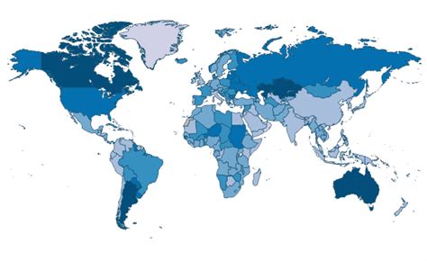 Arable land (hectares per person) by Country