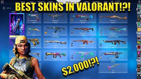 VALORANT SKINS TIER LIST - BEST SKINS FOR EVERY GUN IN VALORANT! - HOW MUCH HAVE I SPENT ON ...