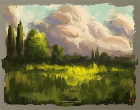 ArtStation - Scenery / Lanscape Digital Art -Digital Oil Painting (PS BRUSHES)