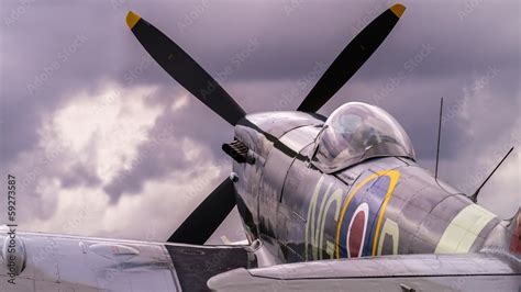 Supermarine Spitfire Mk. XVI Stock Photo | Adobe Stock