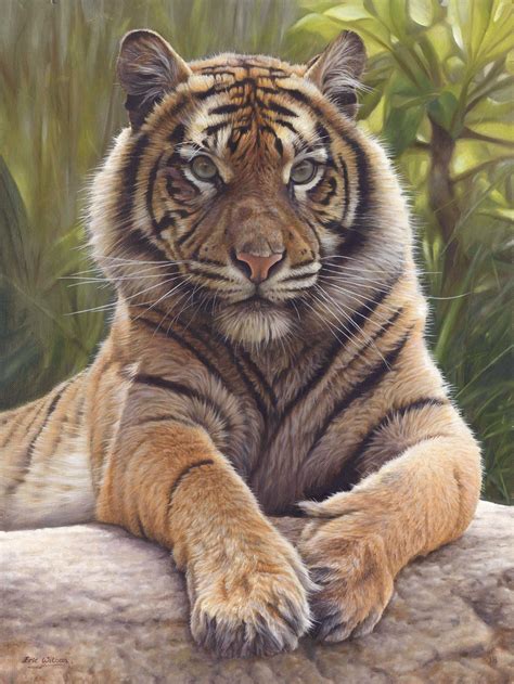 Eric Wilson Wildlife Artist Tiger Artwork, Tiger Painting, Painting ...